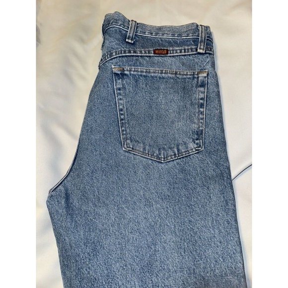 Rustler Jeans Regular Fit Straight 36x30 Blue Denim Pant Cotton Made In Honduras - Picture 5 of 9